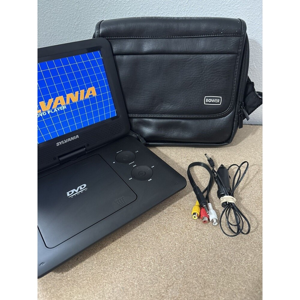 Sylvania 9" Portable Swivel Screen DVD Player SDVD9020-B| Travel Accessories